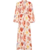 Noddy Linen Shirtdress in Coral