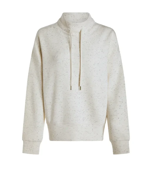 Oakdale Sweat in Ivory Marl Fleck