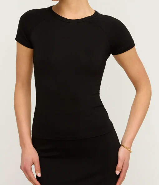 Oscar Slim Fit Baby T-shirt in Black