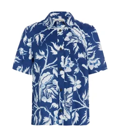 Otto Shortsleeve Shirt in Navy White