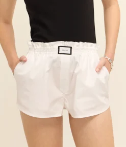 Palma Short in Crisp White