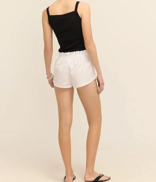 Palma Short in Crisp White