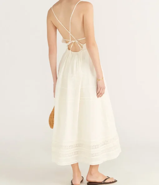 Panelled Midi Dress in Fleur