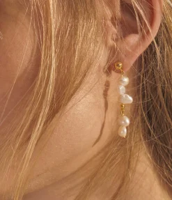 Pearly Drop Earring Long