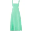 Pennant Midi Dress in Mantis Green
