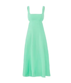 Pennant Midi Dress in Mantis Green