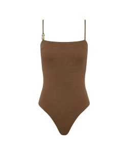 Phillip One Piece Bikini in Cocoa