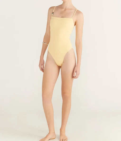 Phillip One Piece Bikini in Butter