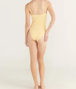 Phillip One Piece Bikini in Butter