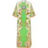 Pinball Midi Dress in Multi