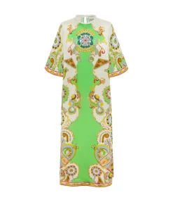 Pinball Midi Dress in Multi
