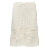 Pointelle Midi Skirt in Fleur