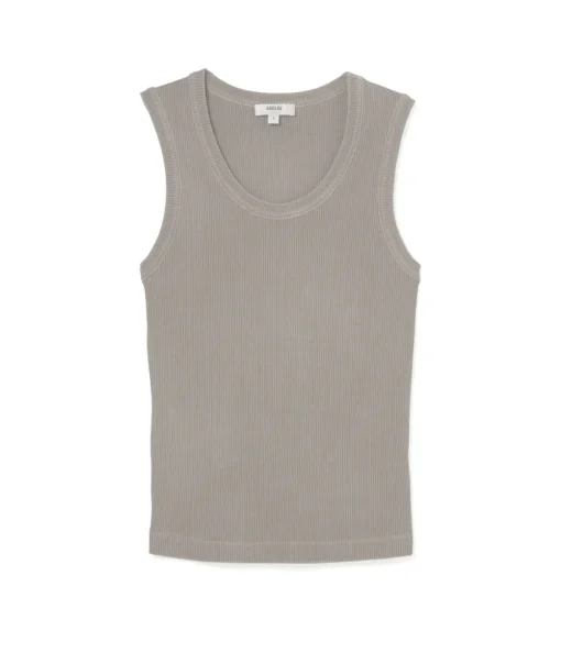 Poppy Scoop Neck Tank in Drab