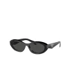 Prada Oval Sunglasses in Black