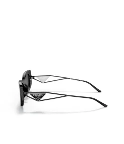 Prada Rectangle Sunglasses in Black