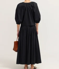 Procida Maxi Skirt in Black