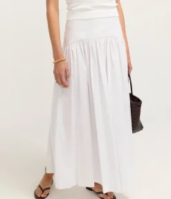 Procida Maxi Skirt in White