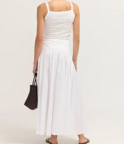 Procida Maxi Skirt in White
