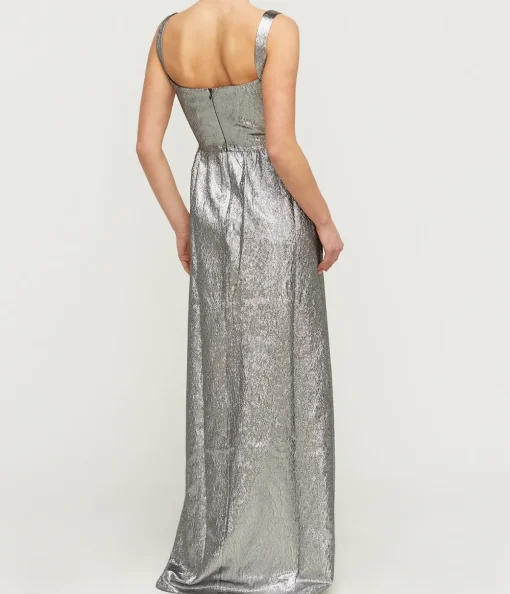 Rachel Bodice Gown in Silver
