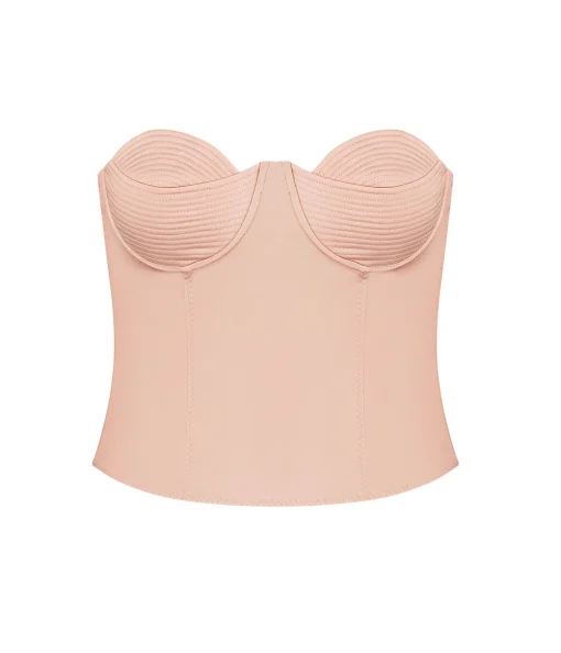 Raya Bodice Top in Peach