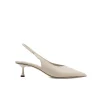 Razor Pointed Heel in Stone