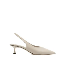 Razor Pointed Heel in Stone