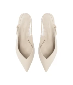 Razor Pointed Heel in Stone
