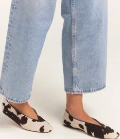 Regency Calf Hair Slipper in Cow