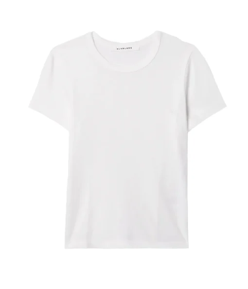 Regular Midweight Tee in Natural White