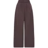 Relaxed Pants in Chocolate Plum