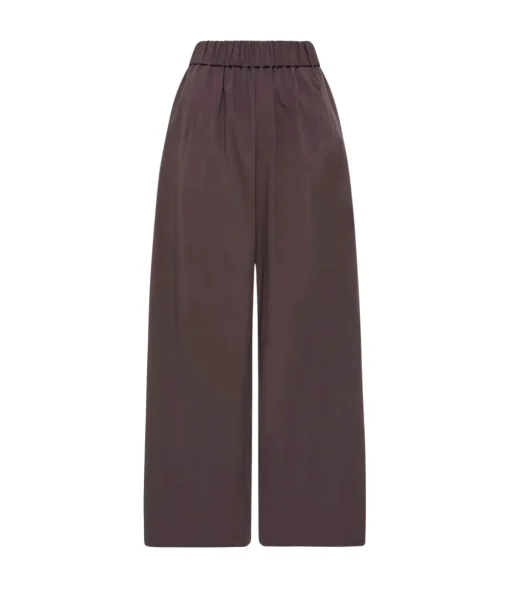 Relaxed Pants in Chocolate Plum