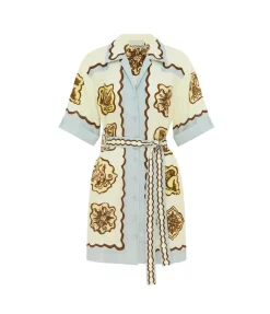Relic Mini Dress in Cream
