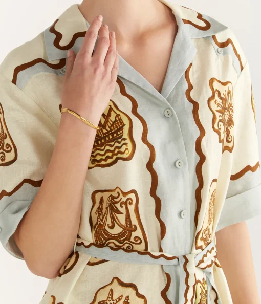 Relic Mini Dress in Cream