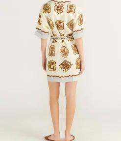 Relic Mini Dress in Cream