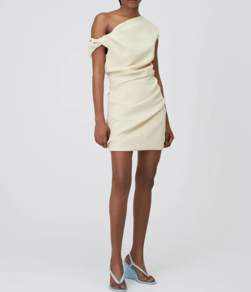 Remmy Mini Dress in Butter