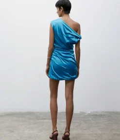 Remy Mini Dress in Bold Blue
