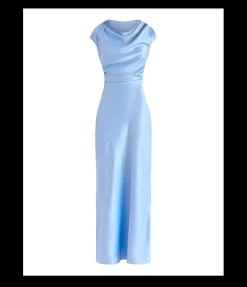 Rina Maxi Dress in Sky Blue