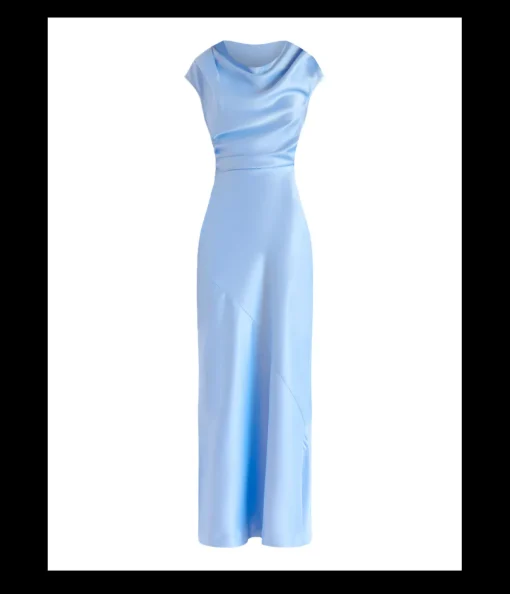 Rina Maxi Dress in Sky Blue