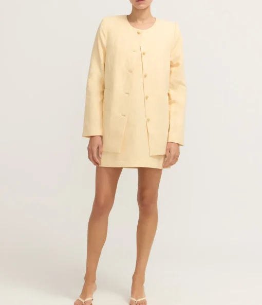 Rio Shift Jacket in Dusty Citron