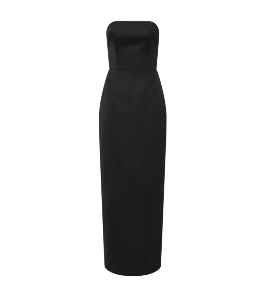 Romeo Strapless Dress in Black