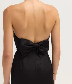 Romeo Strapless Dress in Black