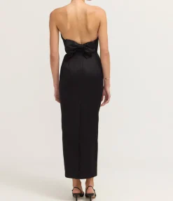 Romeo Strapless Dress in Black