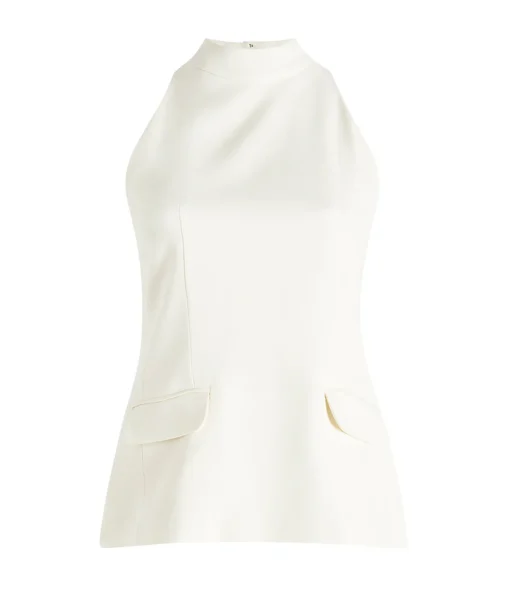 Ronit Sleeveless Top in Ecru