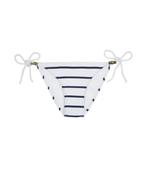 Rope Tie Side Bikini Bottom in Nautical