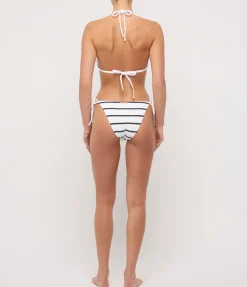 Rope Tie Side Bikini Bottom in Nautical