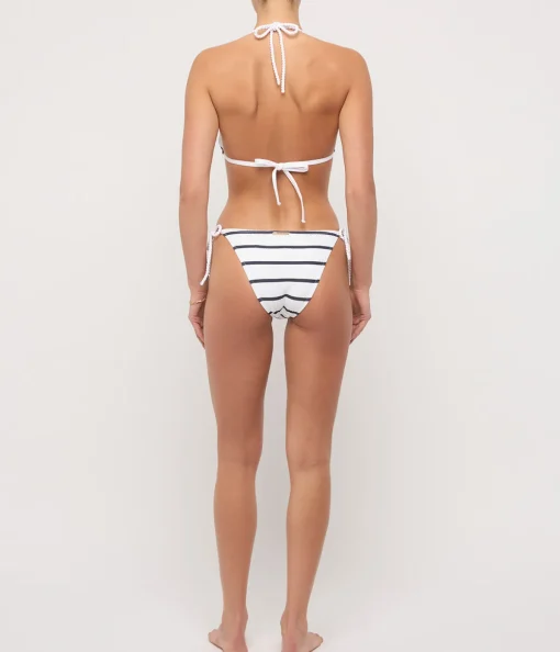 Rope Tie Side Bikini Bottom in Nautical