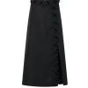 Rosebud Lace Skirt in Black