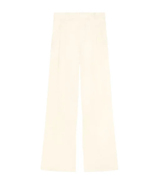 Ross Wide Leg Pants in Ivory