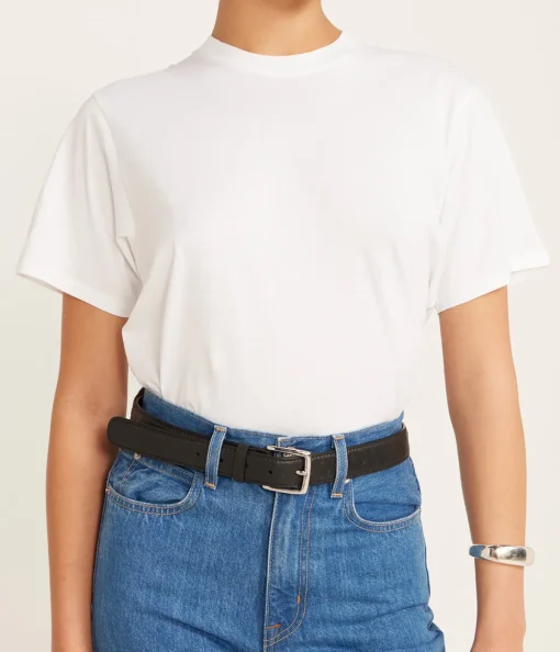 Round Neck T-Shirt in White