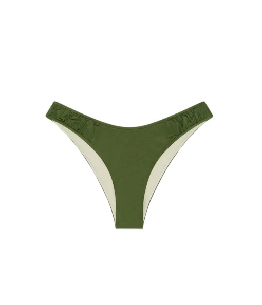 Ruched Curve Pant in Olivine